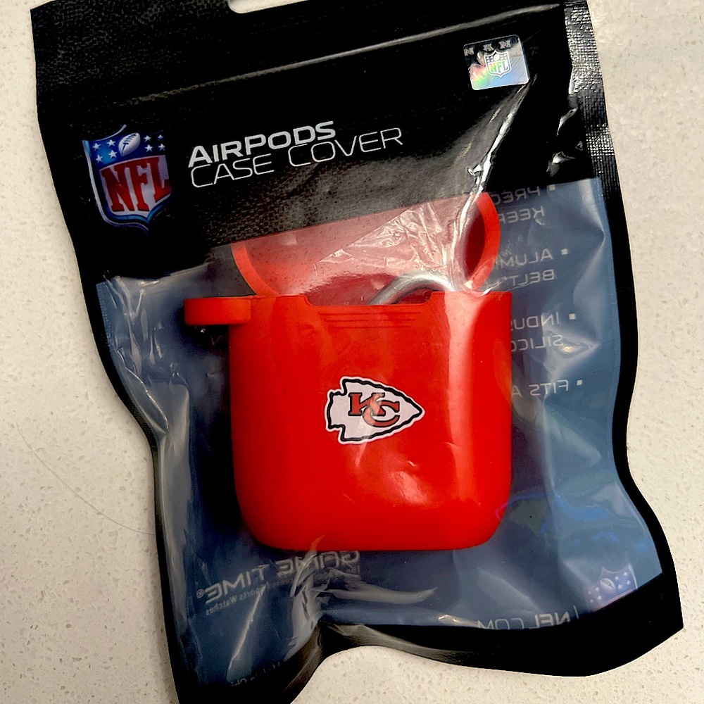 NFL Apple AirPods Case Cover - Kansas City Chiefs.  New, unopened.
